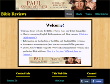 Tablet Screenshot of bible-reviews.com